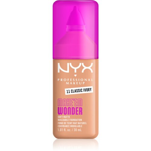 NYX Professional Makeup Make &lsquo;Em Wonder blagi matirajući puder nijansa 11 Classic Ivory 30 ml Cijene