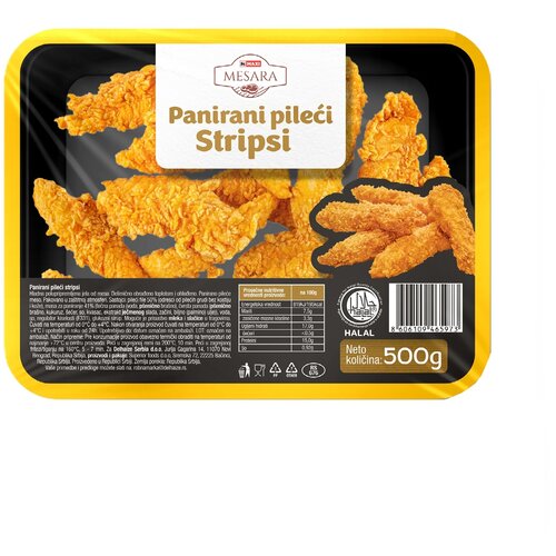 Maxi mesara pakovano meso Chicken strips 500g Slike