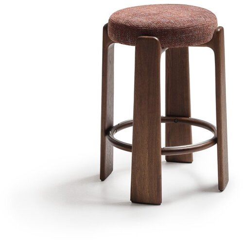 Kave Home Smeđa/u tamnoj prirodnoj boji barska stolica od čvrste jeseni (visine sjedala 75 cm) Granite – Cene