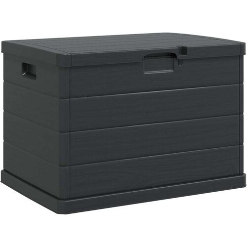 vidaXL vrtna shranjevalna škatla Antracit Plastika 77.5 x 54.5 x 53 cm Cene