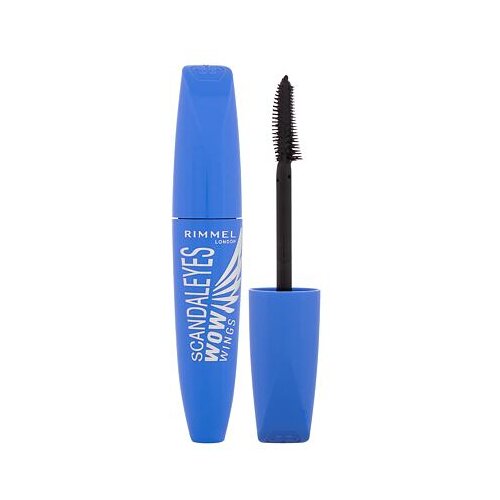 Rimmel London scandal eyes wow wings waterproof maskara za volumen 12 ml odtenek 001 black Slike