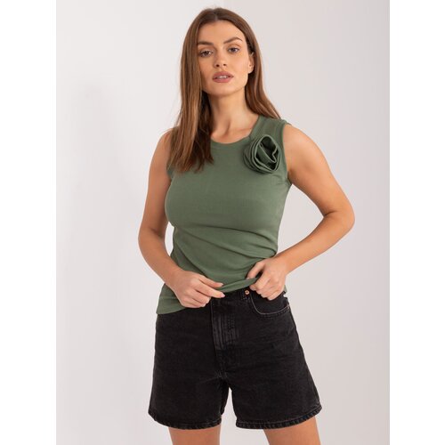 Italy Moda Top-DHJ-TP-17733.22X-khaki Slike