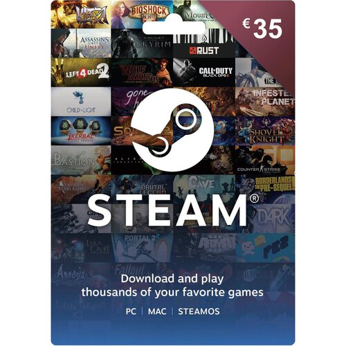  Steam Wallet Gift Card €35 Digital Code Cene