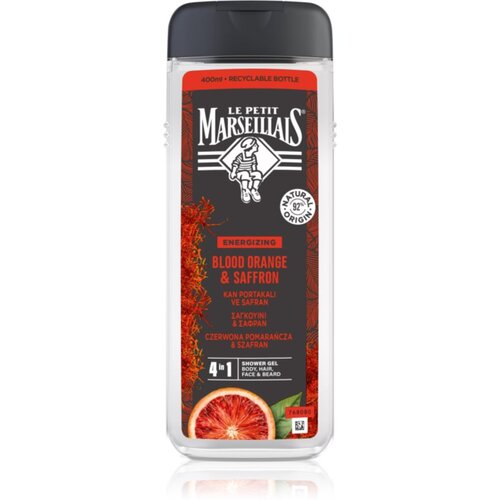 Le Petit Marseillais Blood Orange & Saffron gel za tuširanje 4 u 1 za muškarce 400 ml Cijene