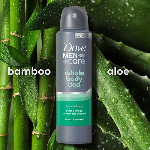 Dove Men Bamboo&amp;amp;Aloe dezodorans u spreju 150ml Slike