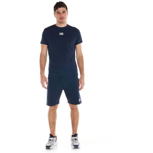 Leone 1947 Majice s kratkimi rokavi Man Set T-Shirt + Bermuda Basic Modra Cene