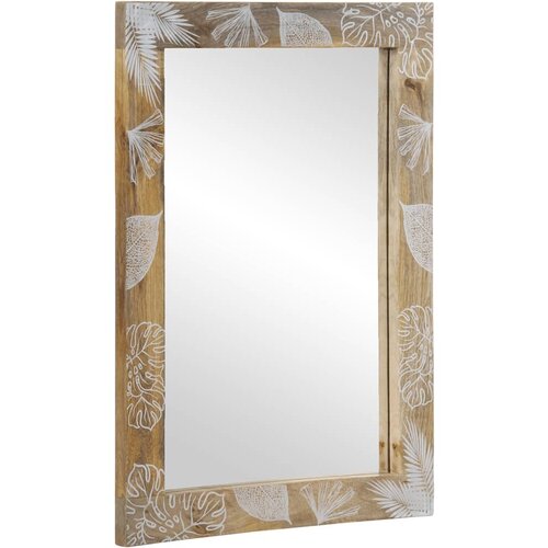 VidaXL Kupaonsko ogledalo 50x3x70 cm Puno drvo Mango Slike