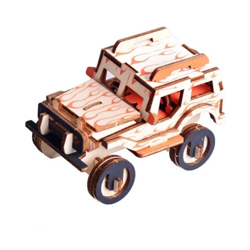  Čarolijashop 3d drvene puzzle - MALI DŽIP ( 812) Slike