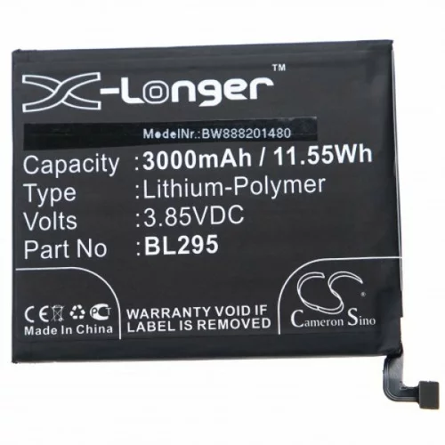 VHBW Baterija za Lenovo K5s, 3000 mAh