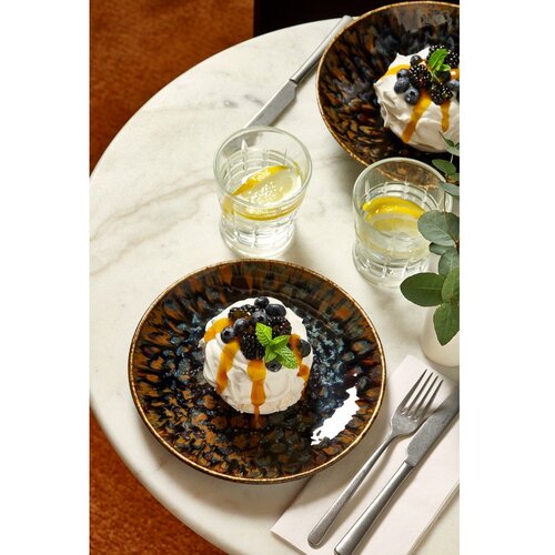BonBistro Rjav desertni porcelanast krožnik &amp;oslash; 20,5 cm Resto &amp;ndash; Slike