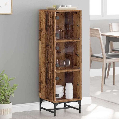  Highboard Staro drvo 35 x 37 x 117 cm Konstruirano drvo Cijene