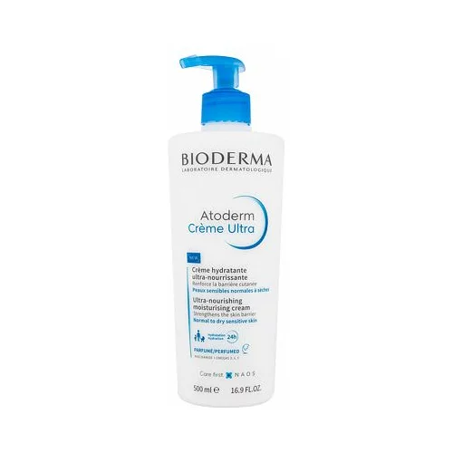Bioderma Atoderm Crème Ultra hranilna in vlažilna krema za telo za normalno do suho in občutljivo kožo 500 ml unisex