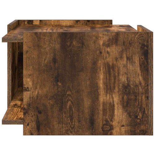  Stolić za kavu Dimljeni hrast 50 5 x 50 x 33 cm Konstruirano drvo - Dimljeni hrast 50 5 x 50 x 33 cm Slike