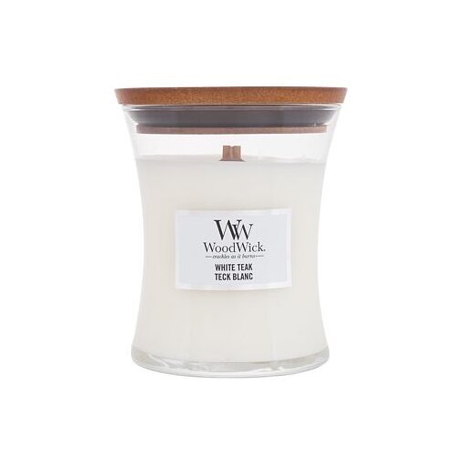 WoodWick white teak dišeča svečka 275 g unisex Cene
