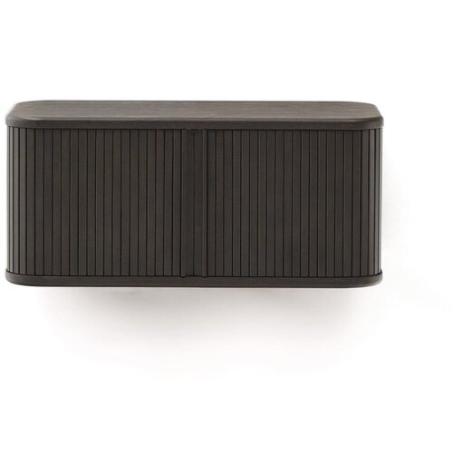 Kave Home Tamno smeđi zidni ormarić za ispod umivaonika u dekoru jasena 90x40 cm Mailen – Cijene