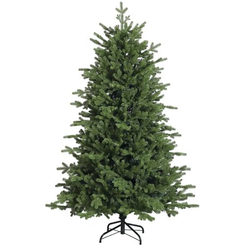  Umjetno božićno drvce s kuglicom 210 cm 300 LED lampica - 210 cm s LED-ima i crnim lopticama Slike
