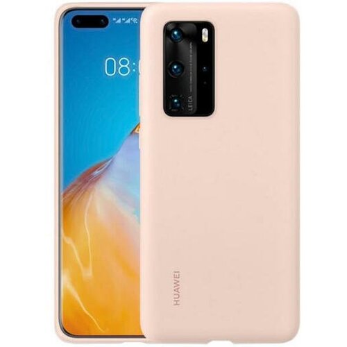 Huawei original silikonski ovitek za p40 pro / plus - roza Cene