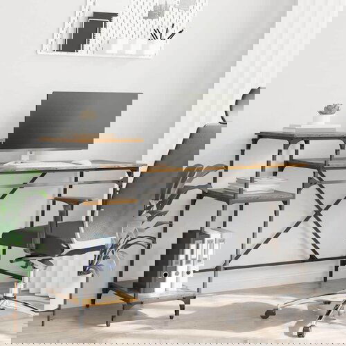 VidaXL Stol Staro drvo 135 x 50 x 90 cm Konstruirano drvo Slike