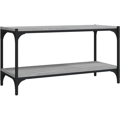 Maison Chic TV omarica - TV enota - Televizijska omarica siva sonoma 80x33x41 cm inženirski les in jeklo, (21698958) Slike