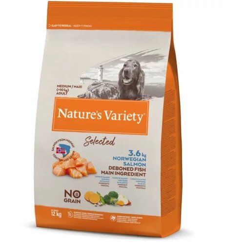 Nature's Variety selected hrana za pse adult medium - salmon 12kg Cene