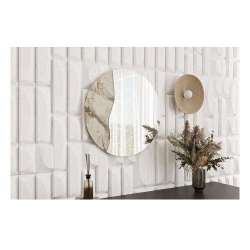 Hanah home okruglo ogledalo mermer oula Slike