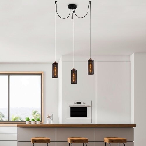Opviq Amasra - N-979 BlackBronze Chandelier Slike