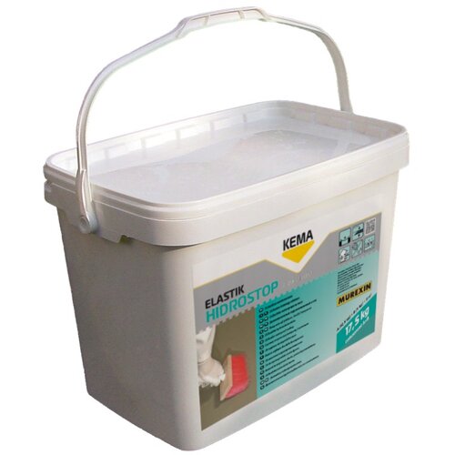 KEMA Elastična vodotesna masa KEMA Hidrostop elastik (za notranjo in zunanjo uporabo, 12,5 + 5 kg) Slike