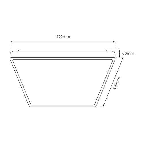  LED plafonsko svetlo FABIO LED/23W/230V belo Slike