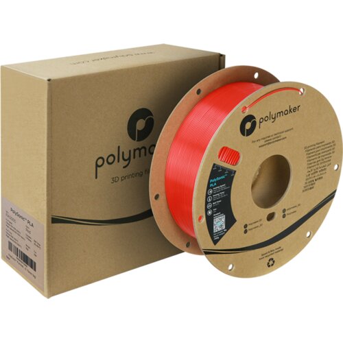 Polymaker polysonic pla red, 1.75 mm / 1000 g Slike