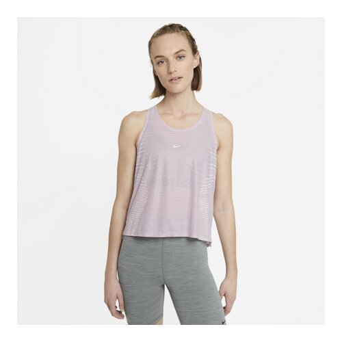 Nike Pro Women's Tank, Iced Lilac/White/Metallic Silver, (20491382) Cene