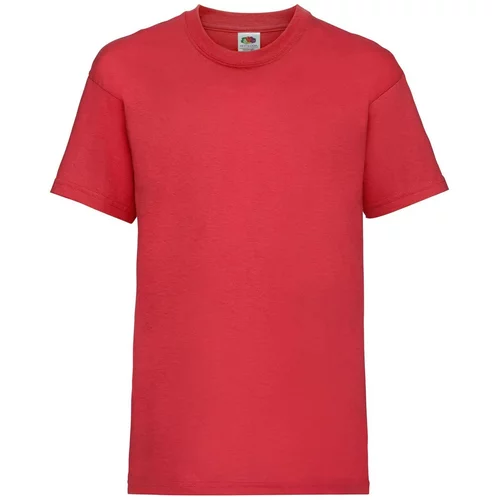 Fruit Of The Loom Red Cotton T-shirt
