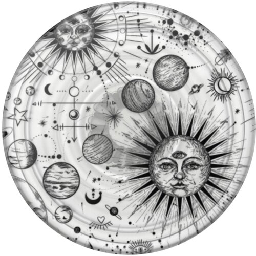 Popsockets PLANT-BASED držalo / stojalo PopGrip Cosmic Sun Slike