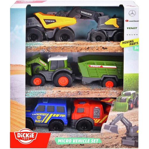 Simba Toys Micro City 5-delni komplet avtomobilčkov z odpiranjem vrat - Dickie Toys Slike