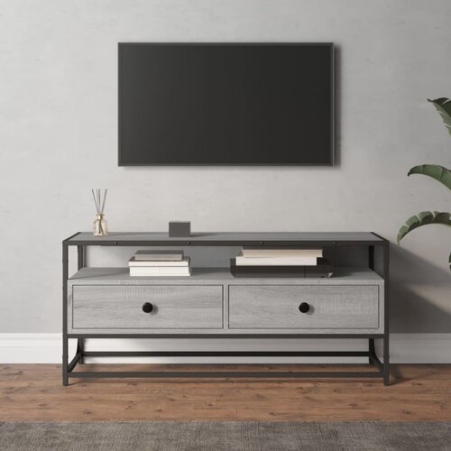 vidaXL TV omarica siva sonoma 100x35x45 cm inženirski les Cene