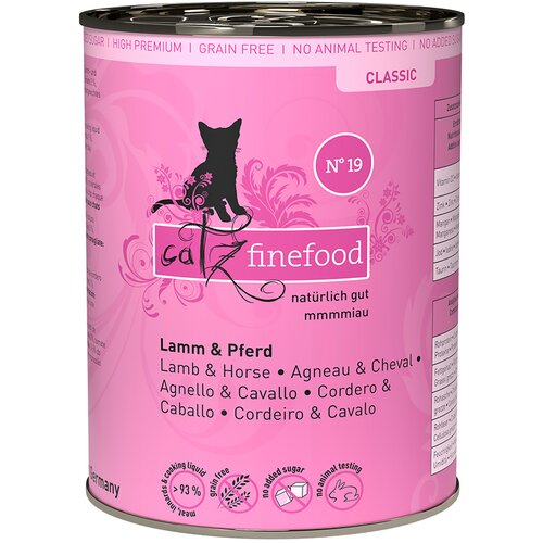 catz finefood Varčno pakiranje 24 x 400 g - Jagnjetina & konj Cene