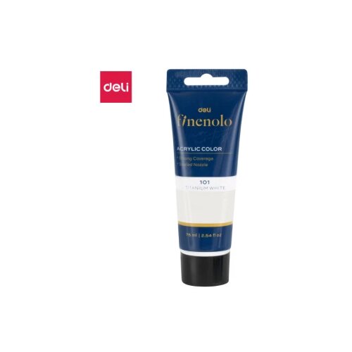  AKRILNA BOJA DELI U TUBI BELA 75ml EC75-WH Cene