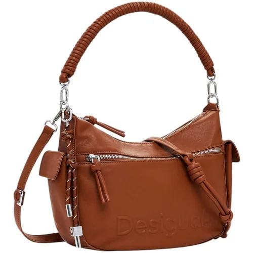 Desigual BAG HALF ASTANA CAMEL 25SAXPBW Smeđa