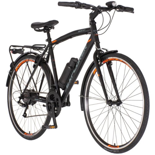 Visitor touring cross ven-eco električni bicikl, 28"/21", crno-narandžasti Cene