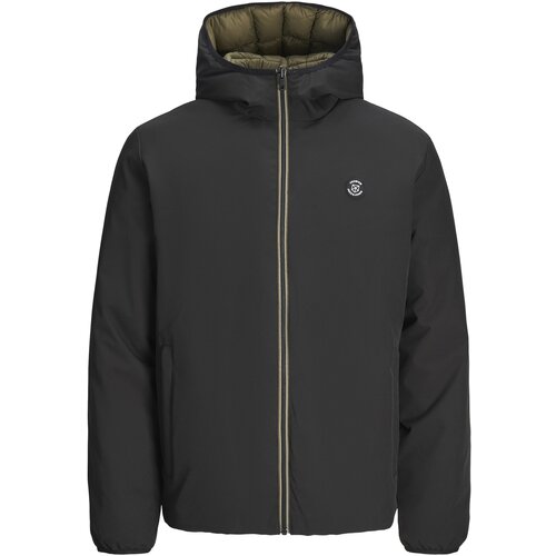 Jack & Jones muška jakna sa kapuljačom 12259367, crna Cene