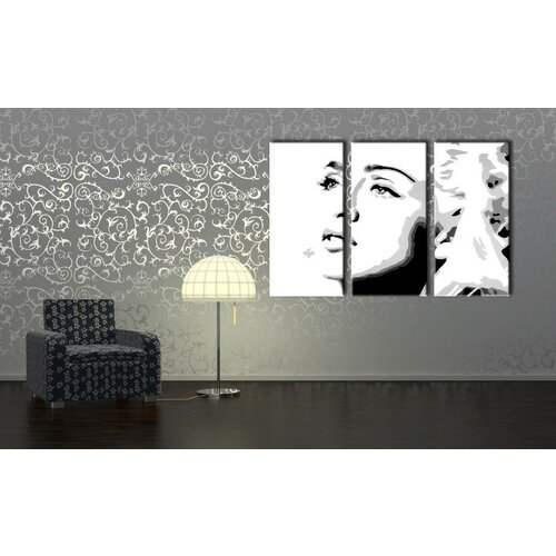  Ročno izdelana slika POP Art Madonna 3-delna  (POP ART slike) Cene