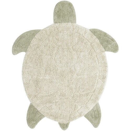 Lorena Canals Bež periv/ručno rađen pamučan dječji tepih 110x130 cm Sea Turtle &ndash; Cijene