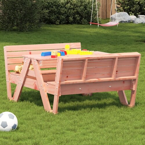 VidaXL Stol za piknik za djecu 88 x 122 x 58 cm od masivne duglazije Slike