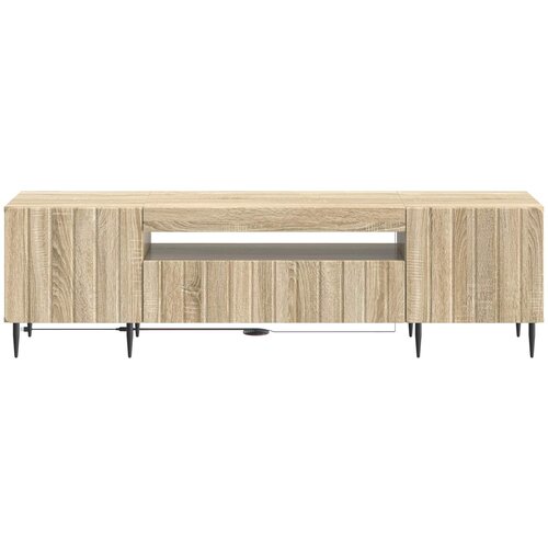  LED TV kabinet Hrast sonoma Konstruirano drvo Slike
