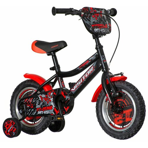 Visitor bicikl za dečake XTR120 12" xtreme EUR1 crno-crveni Cene