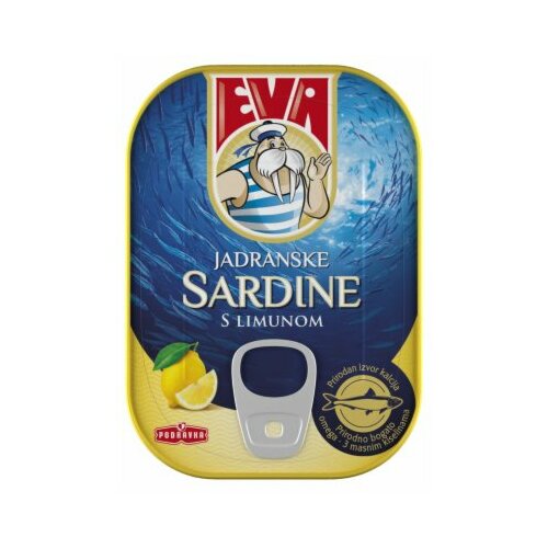 Podravka eva sardina sa limunom 100G Slike