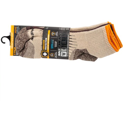 Skechers 3pk Mu&scaron;ke Radne Čarape Četvrtine S115423-Pijesak Cijene