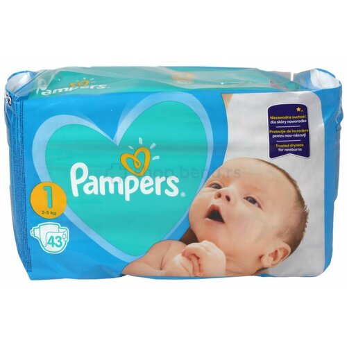 Pampers active value pack 1 newborn 43 komada Slike