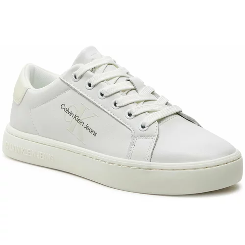 Calvin Klein Jeans Superge Classic Cupsole Laceup YW0YW01269 Bright White/Creamy White 0K8