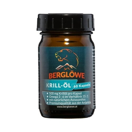 Berglöwe krilno olje, Omega 3 - 60 kaps. Cene