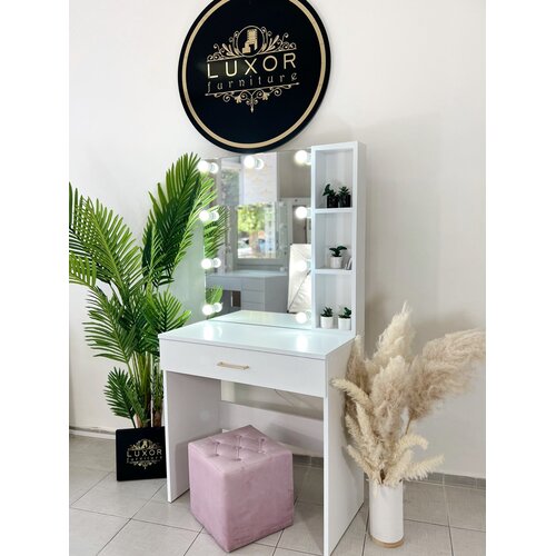 Luxor Furniture Sto za &amp;scaron;minkanje Lux 6 BB, Beli Slike